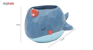 گلدان دکوگل طرح نهنگ آبی مدل DG002